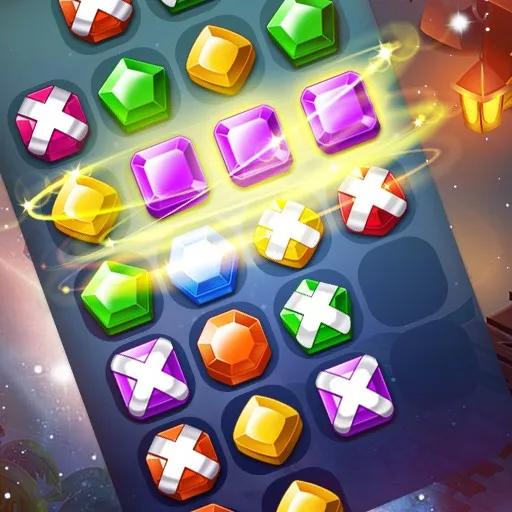 Stickman Jewel Match 3 Master Cover